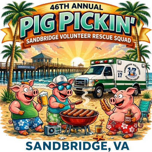 Sandbridge Beach Pig Pickin event