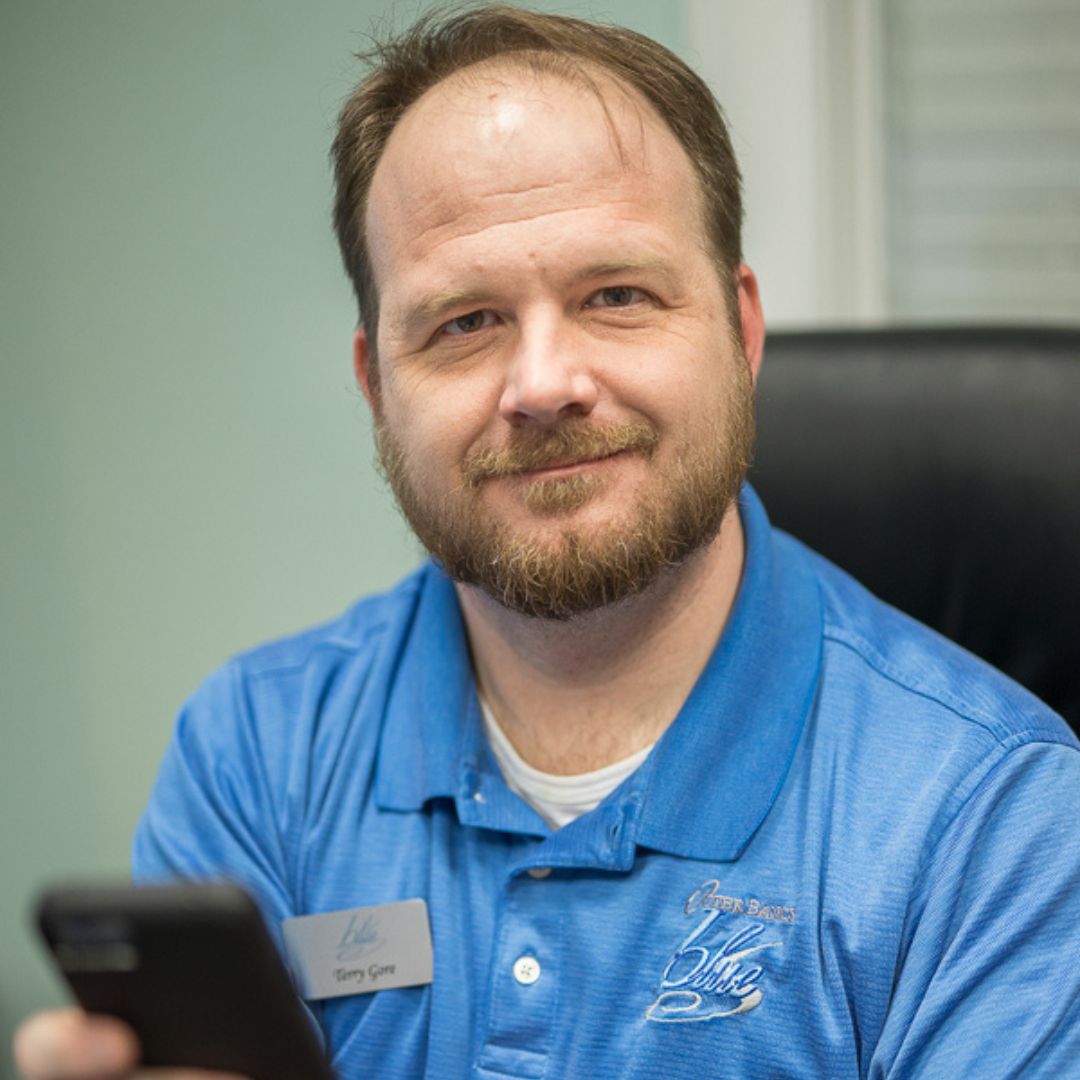 Staff member Terry Gore